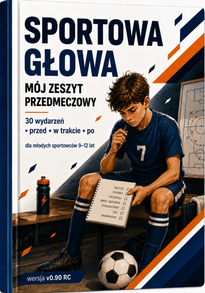 Mój zeszyt przedmeczowy — okładka pokazowa